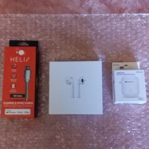 Apple airpods charge & sync cable silicone case